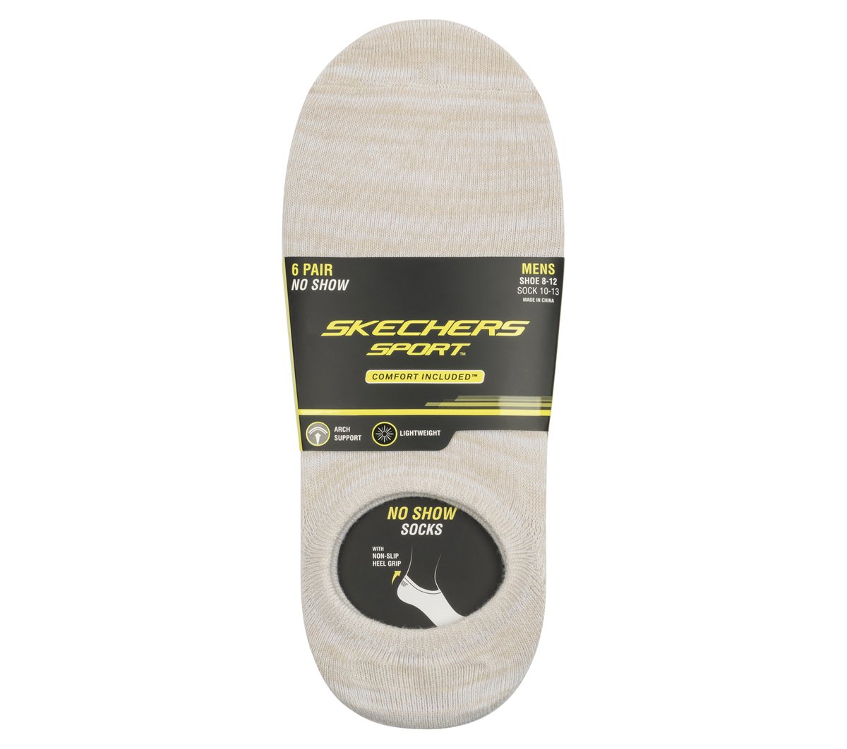 6 Pack Men's Sneaker Liner Socks | Skechers