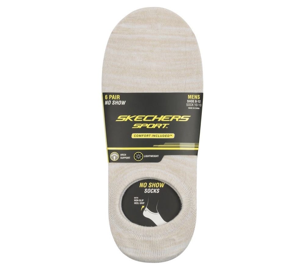 6 Pack Men's Sneaker Liner Socks | Skechers