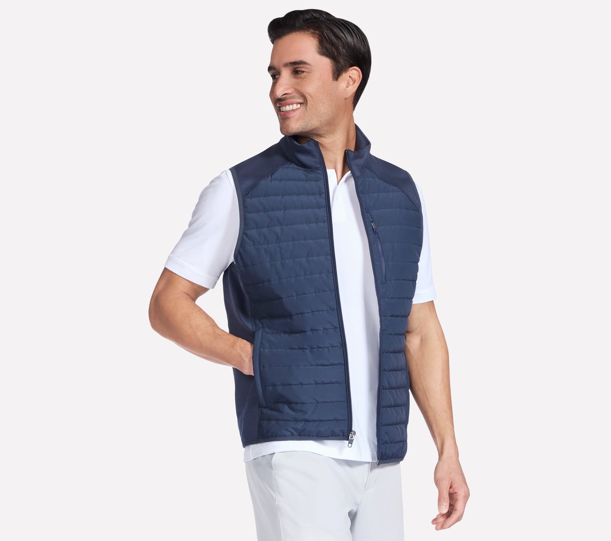 GO SHIELD Cozy Fit Hybrid Vest | Skechers