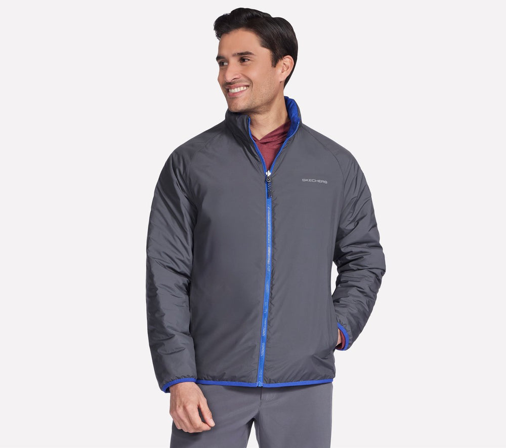 GO SHIELD Cozy Fit Altitude Reversible Jacket | Skechers