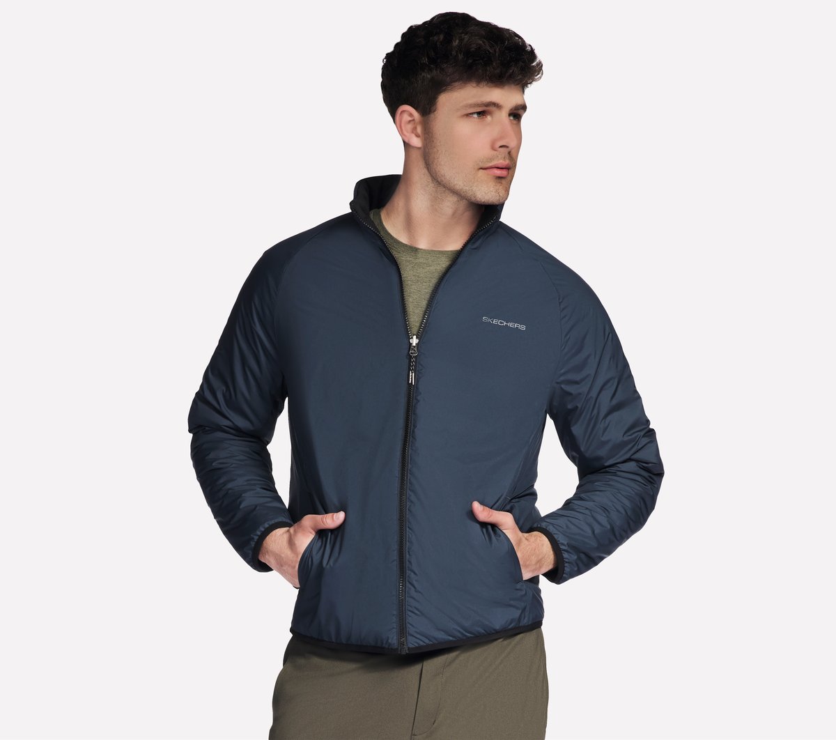 GO SHIELD Cozy Fit Altitude Reversible Jacket | Skechers