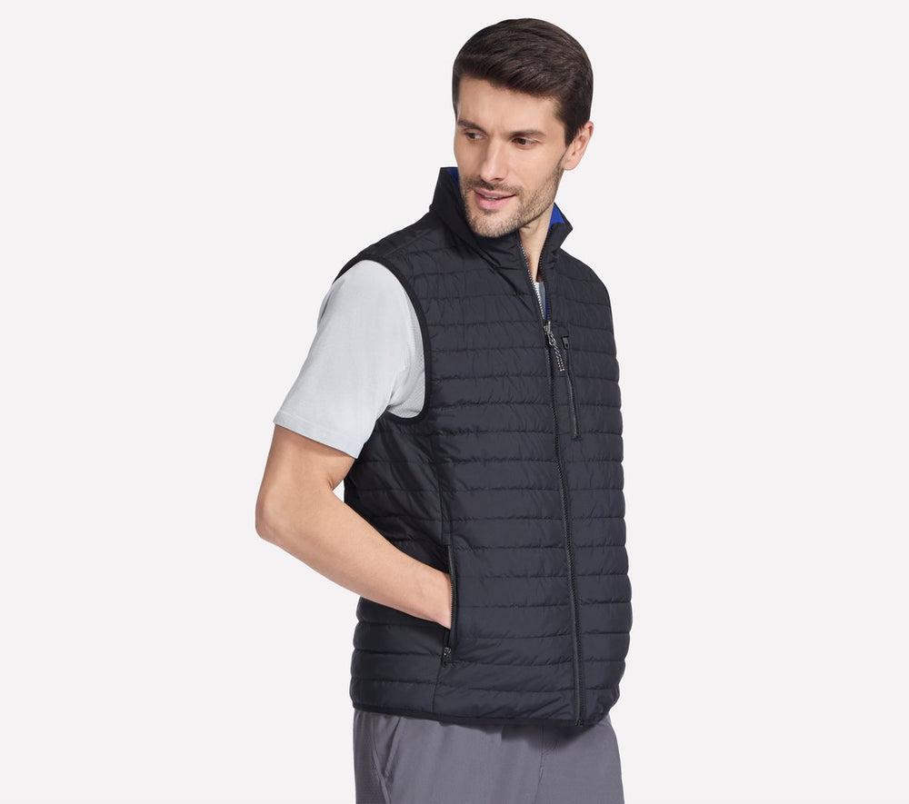GO SHIELD Cozy Fit Altitude Reversible Vest | Skechers
