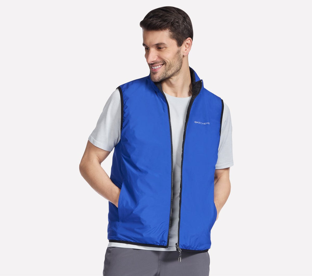 GO SHIELD Cozy Fit Altitude Reversible Vest | Skechers