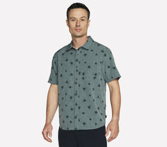 The GO WALK Air Printed Short Sleeve Shirt | Skechers