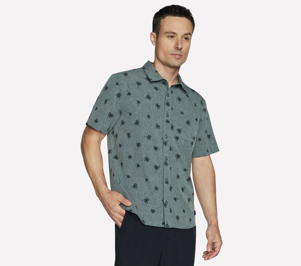 The GO WALK Air Printed Short Sleeve Shirt | Skechers