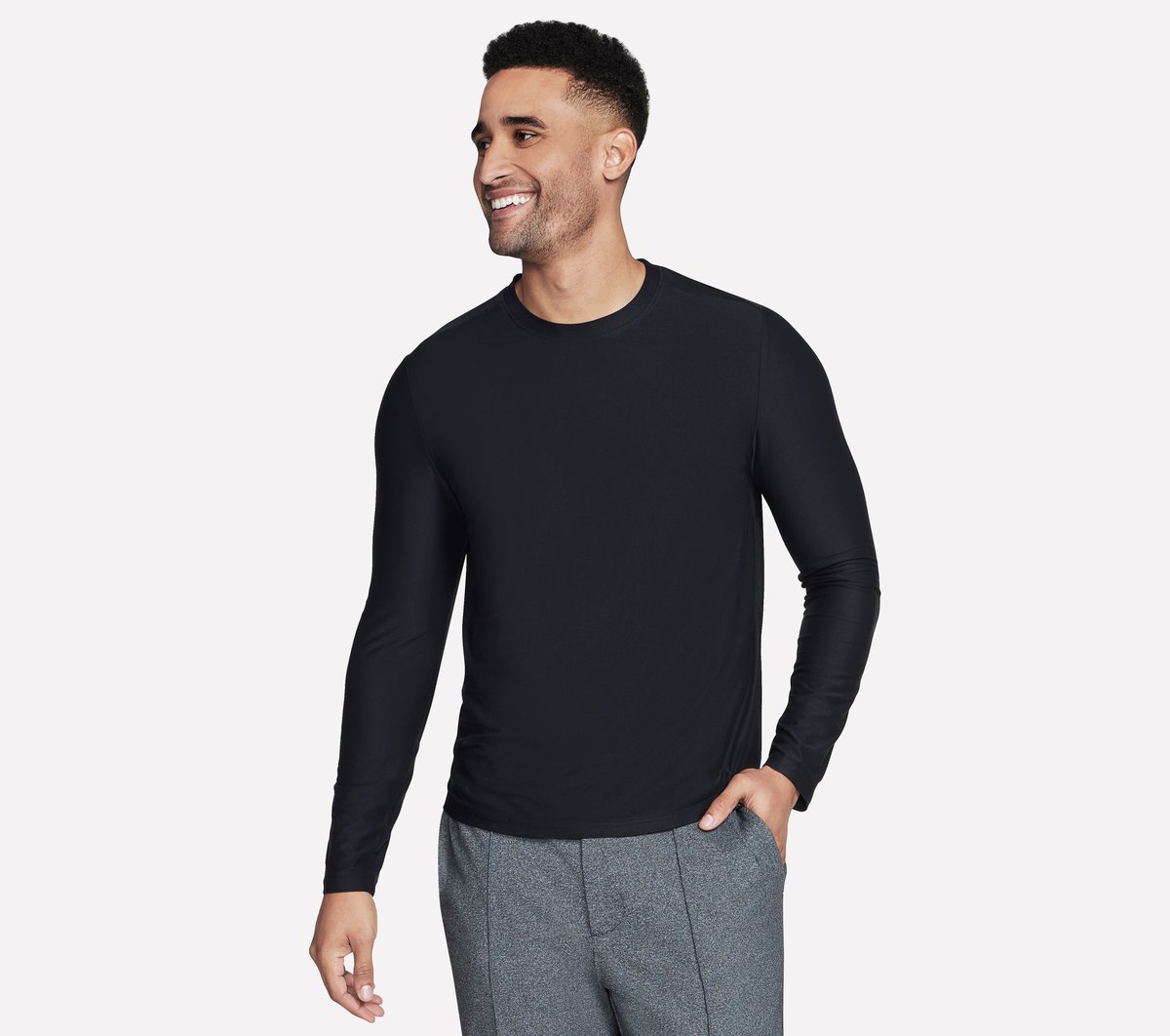 GO DRI All Day Long Sleeve Tee | Skechers