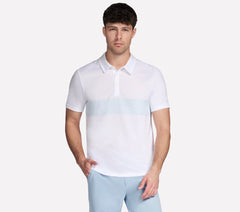 GO DRI Charge Palm Stripe Polo | Skechers