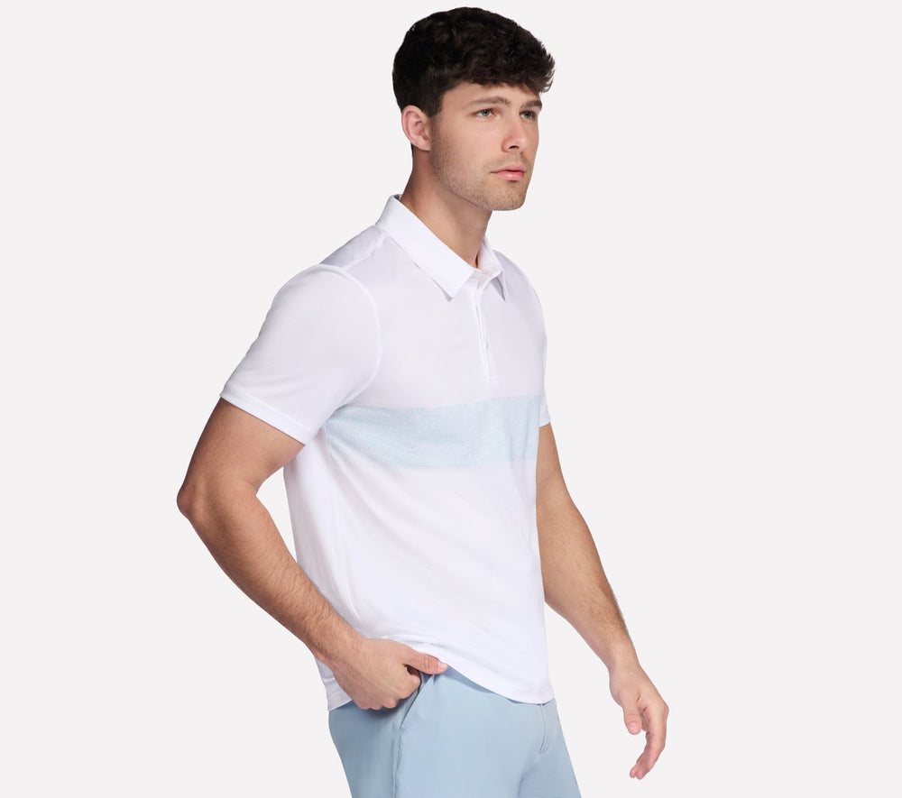 GO DRI Charge Palm Stripe Polo | Skechers