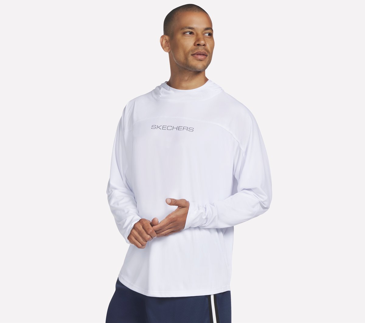 Hoops Long Sleeve Hoodie | Skechers