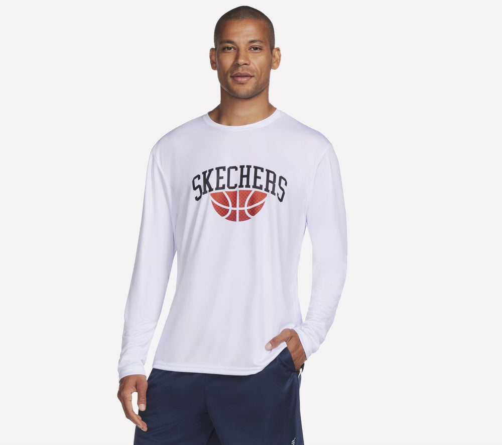 Hoops Long Sleeve Tee | Skechers