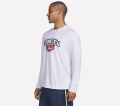Hoops Long Sleeve Tee | Skechers