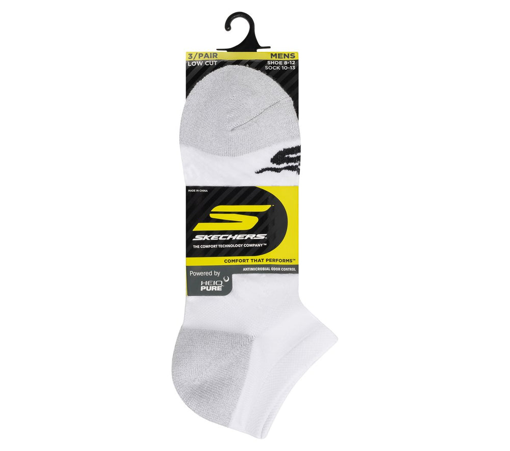 3 Pack Men's Terry Low Cut Socks | Skechers