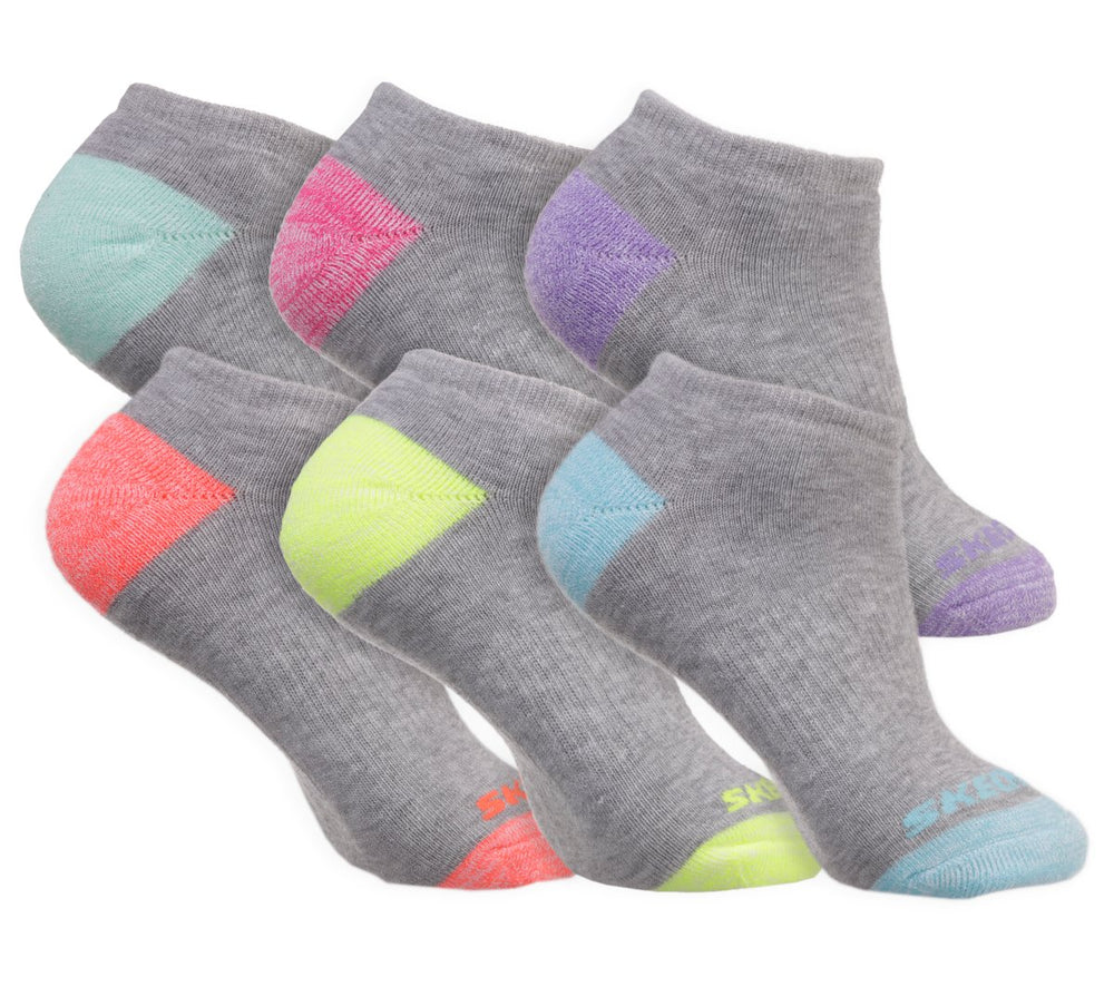 6 Pack Low Cut Walking Socks | Skechers